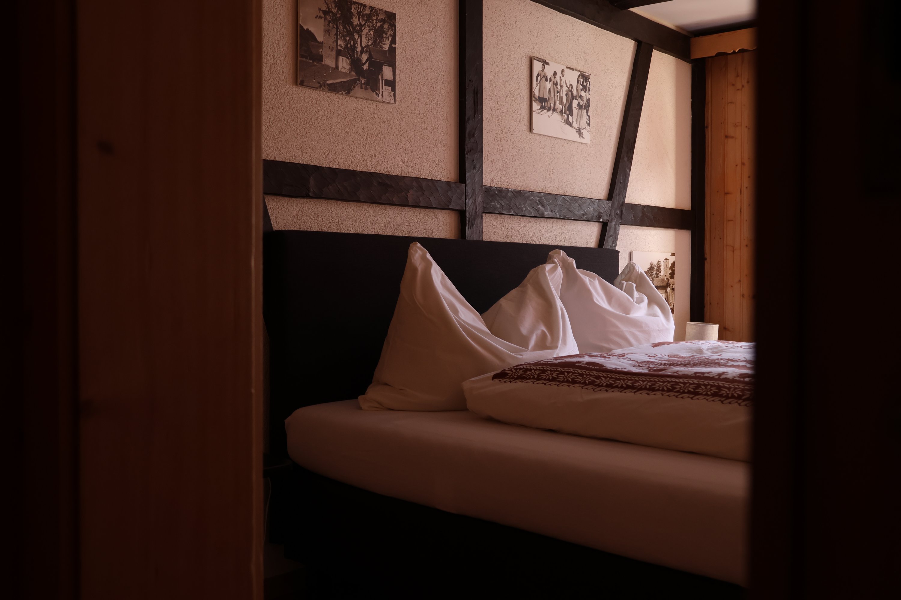 Doppelzimmer mit Murmeli-Wandbild